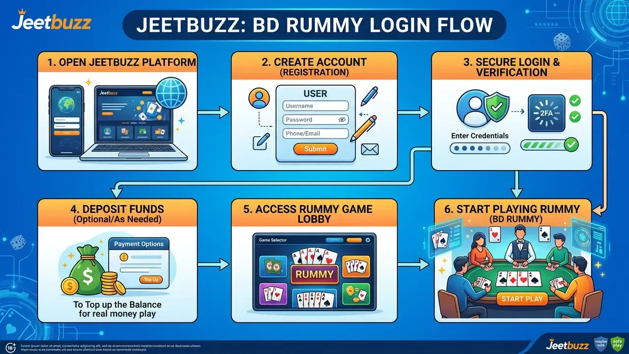 bd rummy login flow