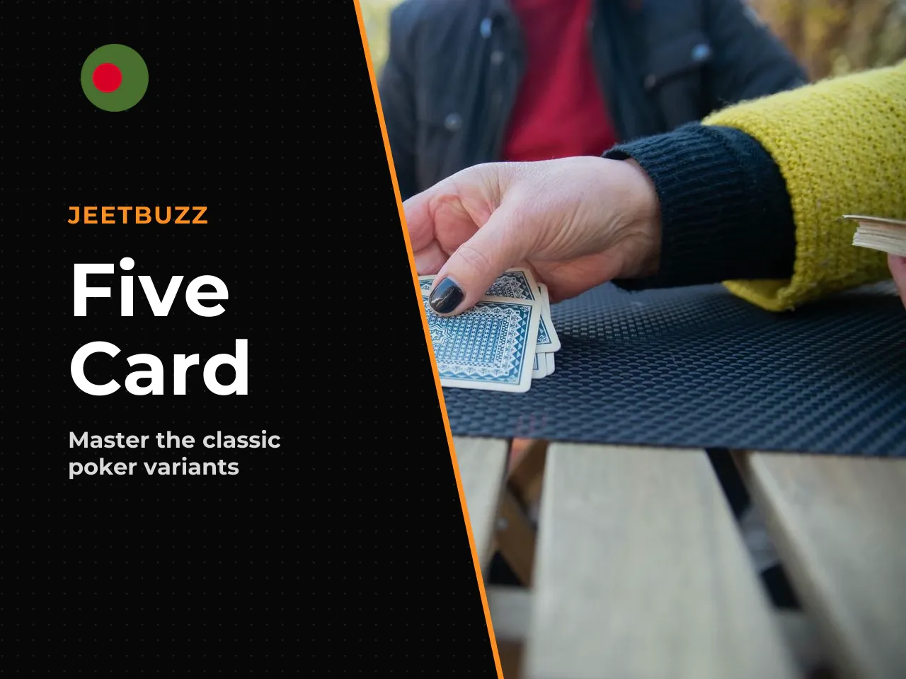 Draw Poker and Five Card Formats. Draw poker is the oldest and simplest family of poker games. In Five-Card Draw, each player receives five cards face down, bets, then may discard and replace from zer